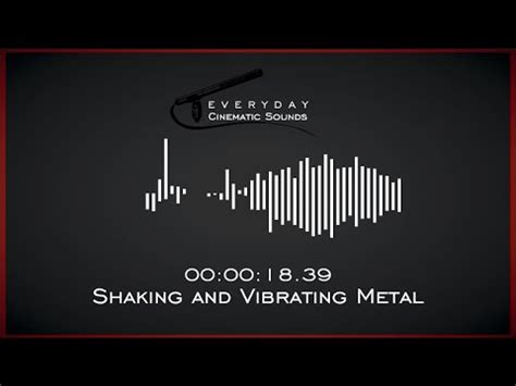 metal vibrating sound effect